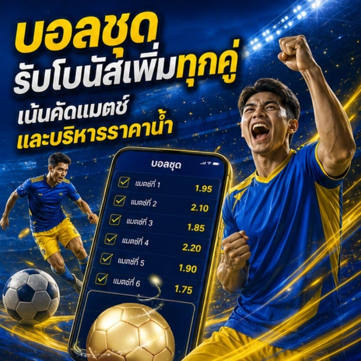 บอลชุดรับโบนัสเพิ่มทุกคู่